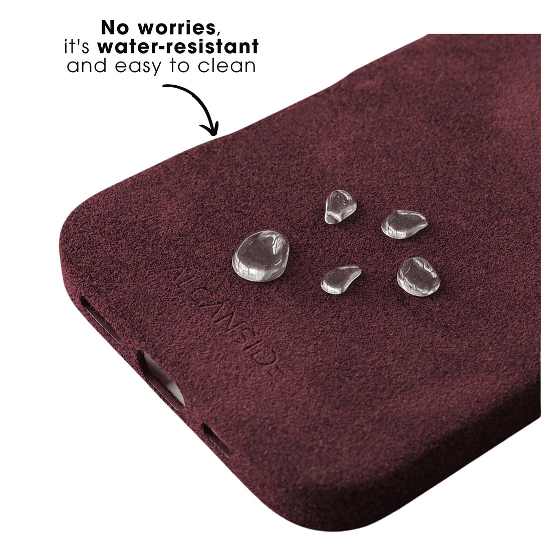 iPhone 16 Pro Max - Alcantara Case - Wine Red