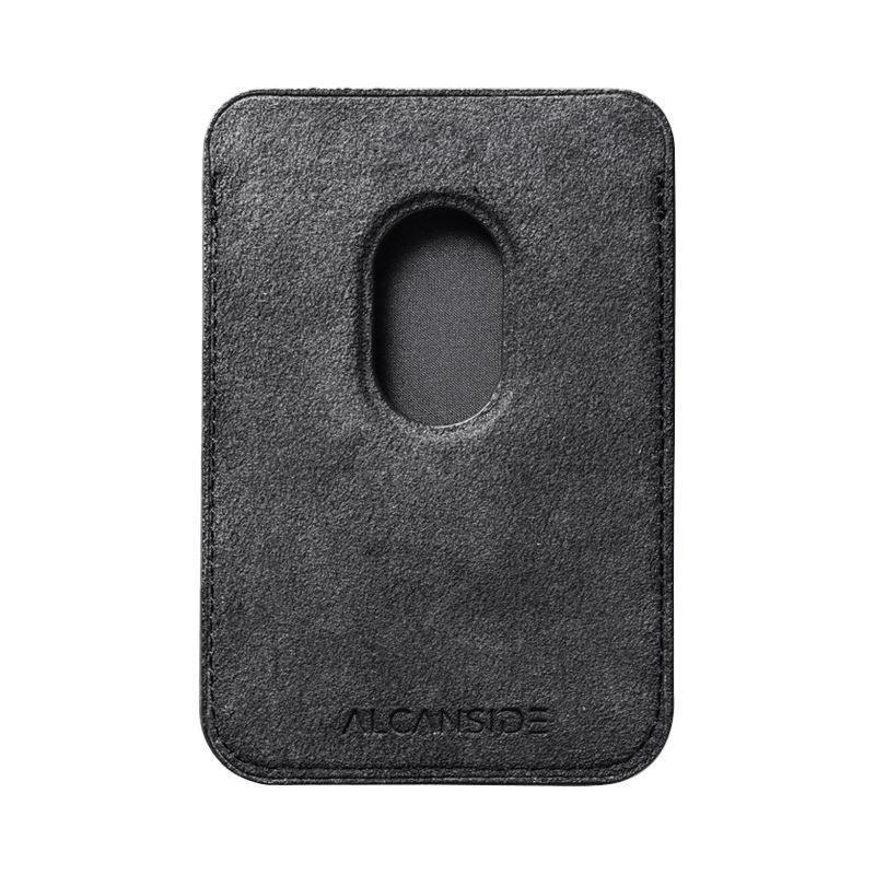 Alcantara Magsafe Wallet - Space Grey