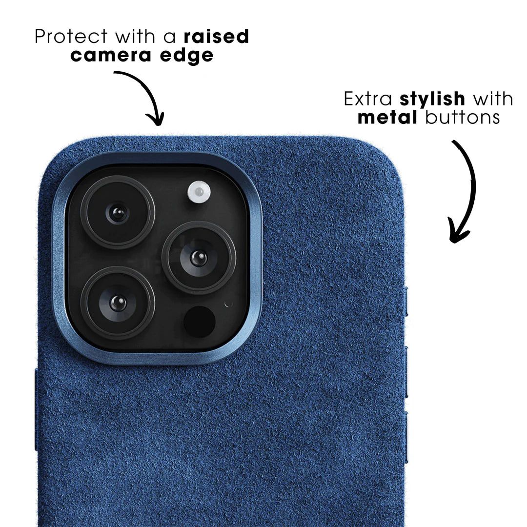 iPhone 16 Pro Max - Alcantara Case - Ocean Blue