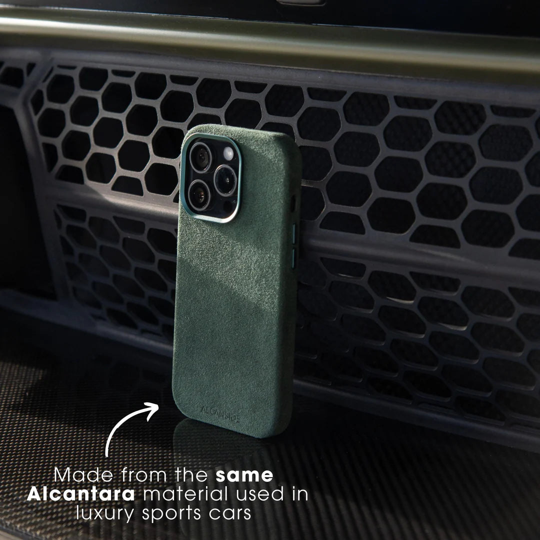 iPhone 16 Pro Max - Alcantara Case - Midnight Green