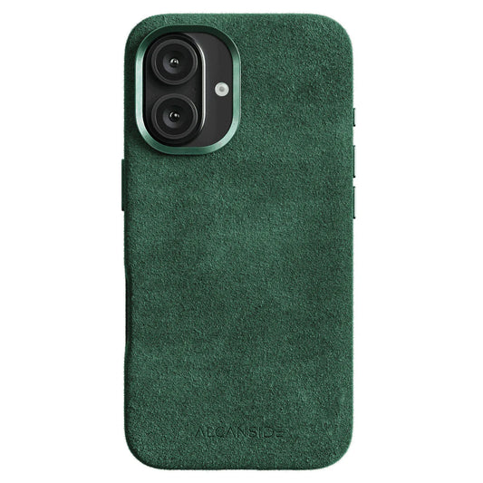 iPhone 16 - Alcantara Case - Midnight Green