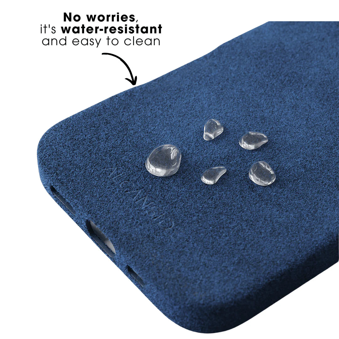 iPhone 16 - Alcantara Case - Ocean Blue