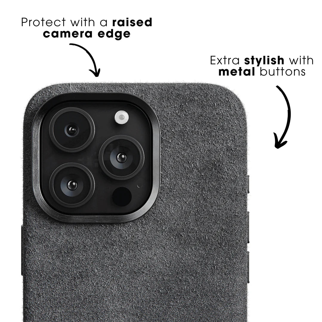 iPhone 16 Pro Max - Alcantara Case - Nardo Grey