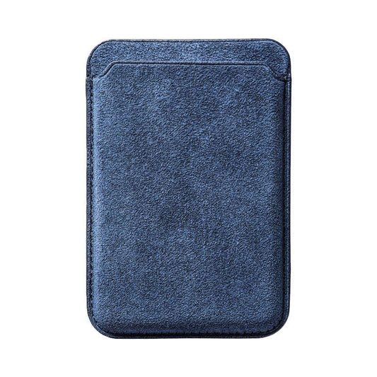 Alcantara Magsafe Wallet - Ocean Blue