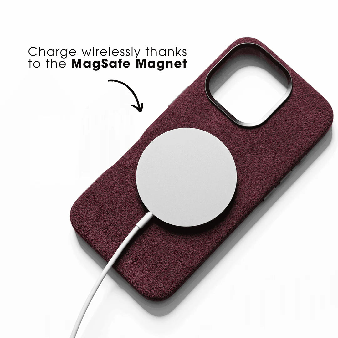iPhone 16 Pro Max - Alcantara Case - Wine Red