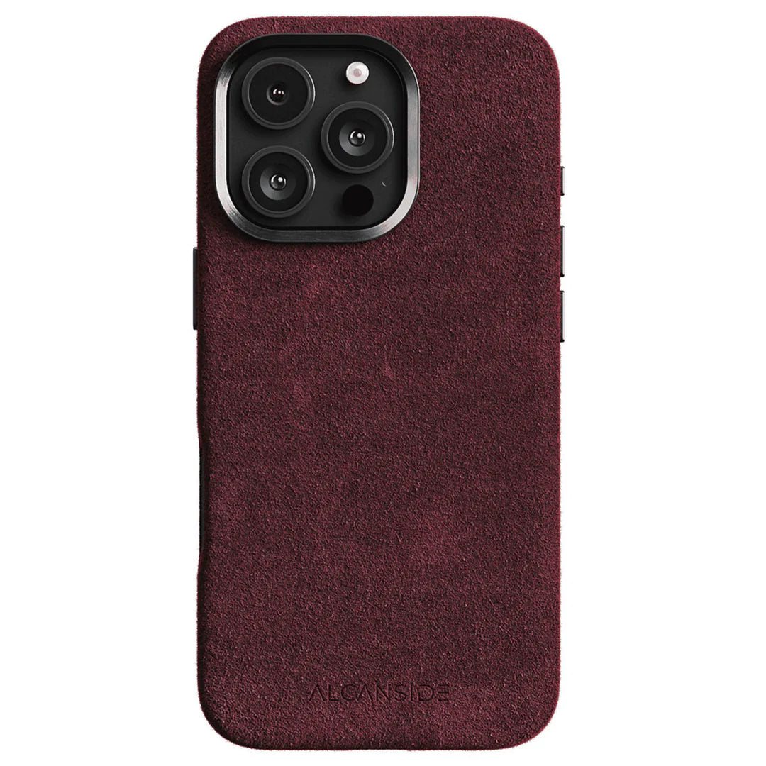 iPhone 16 Pro Max - Alcantara Case - Wine Red