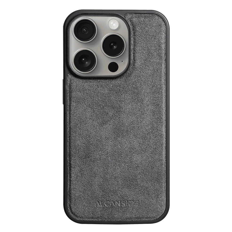 iPhone 16 Pro Max - Alcantara Back Cover - Nardo Grey