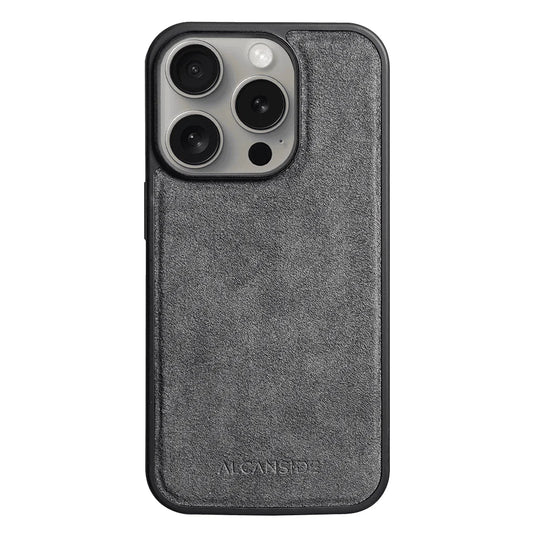iPhone 16 Pro Max - Alcantara Back Cover - Nardo Grey