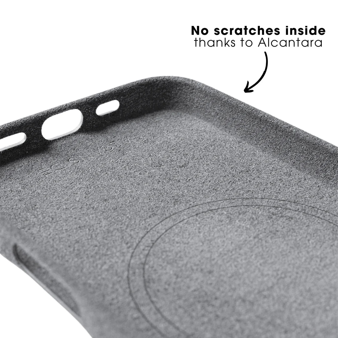 iPhone 16 Pro Max - Alcantara Case - Nardo Grey