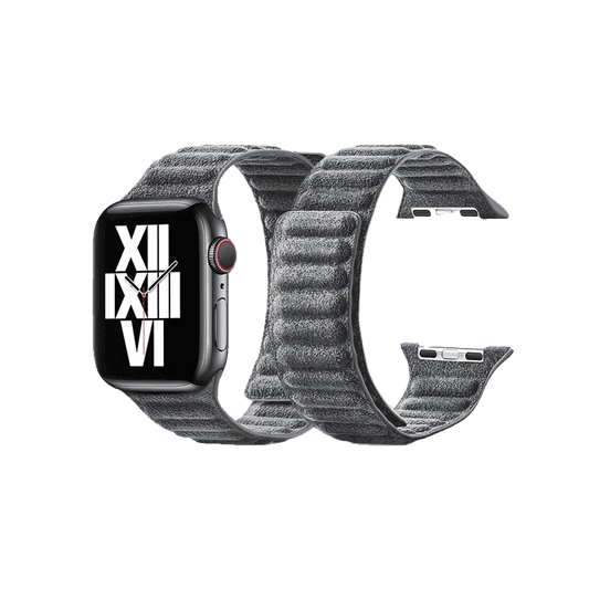 Alcantara Apple Watch Band - Nardo Grey