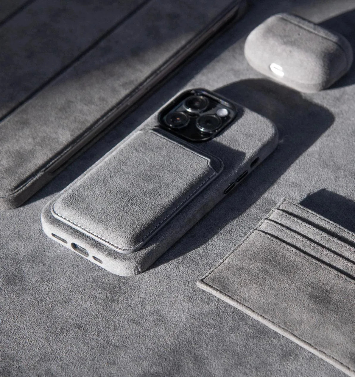 iPhone 16 Pro Max - Alcantara Case - Nardo Grey